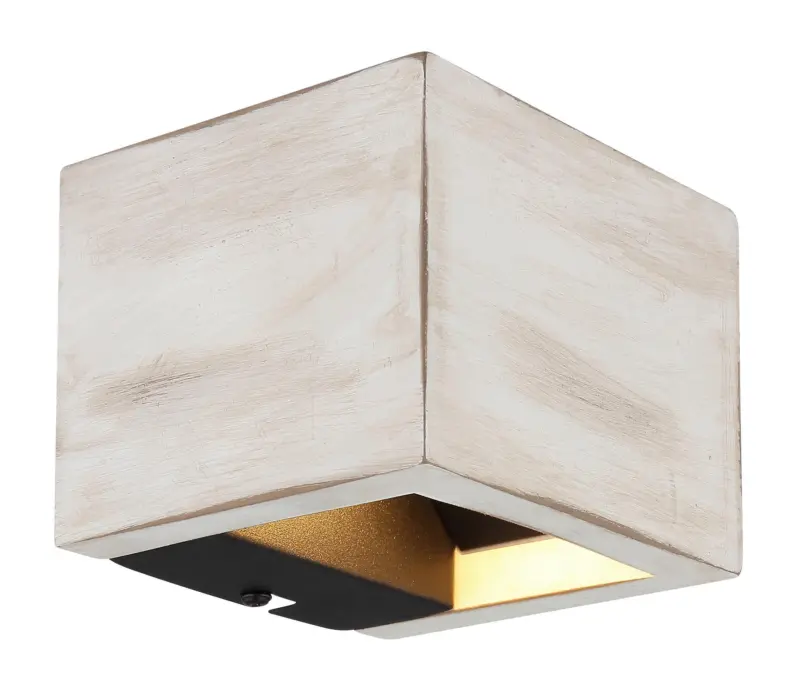 LED-Wandleuchte Alina Schwarz/Wei&szlig; max. 8 Watt Wandlampe