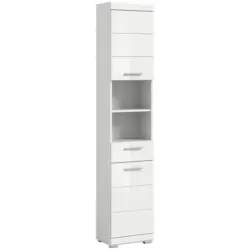 Badezimmer Hochschrank Scout BxH 37x191 cm Wei&szlig;