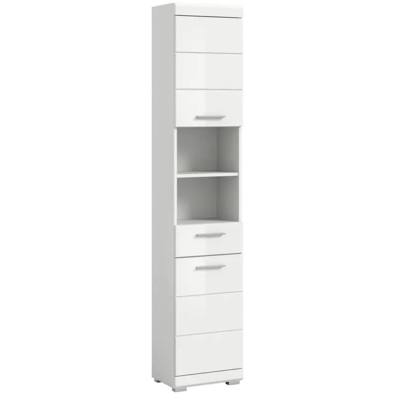 Badezimmer Hochschrank Scout BxH 37x191 cm Wei&szlig;
