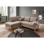 M&ouml;belix Ecksofa Valentina Graublau S: 200x230 cm