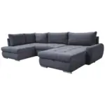 M&ouml;belix Ecksofa mit Schlaffunktion Canion Grau