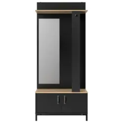 Garderobe Store Eiche Dekor/Schwarz, B: 81cm