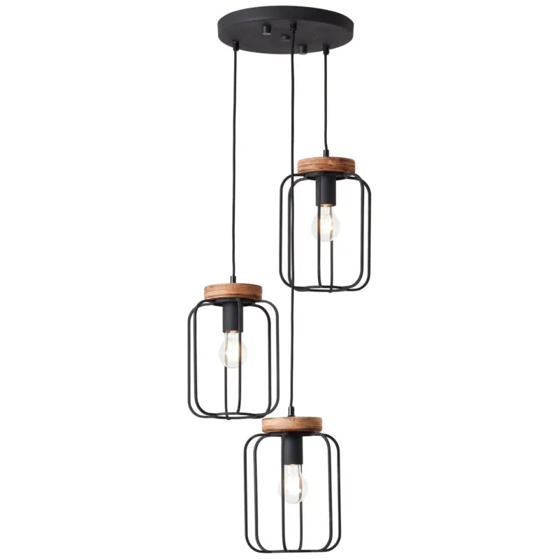 H&auml;ngeleuchte Tosh Braun/Schwarz max. 40 Watt