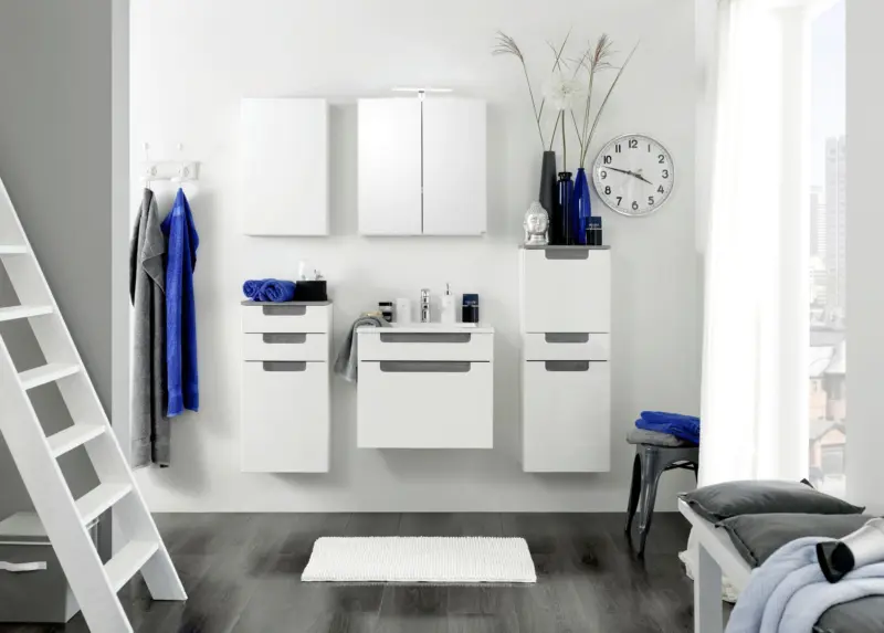 Badezimmer Siena Weiss
