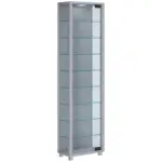 M&ouml;belix VITRINE Edana Silberfarben B: 33 cm