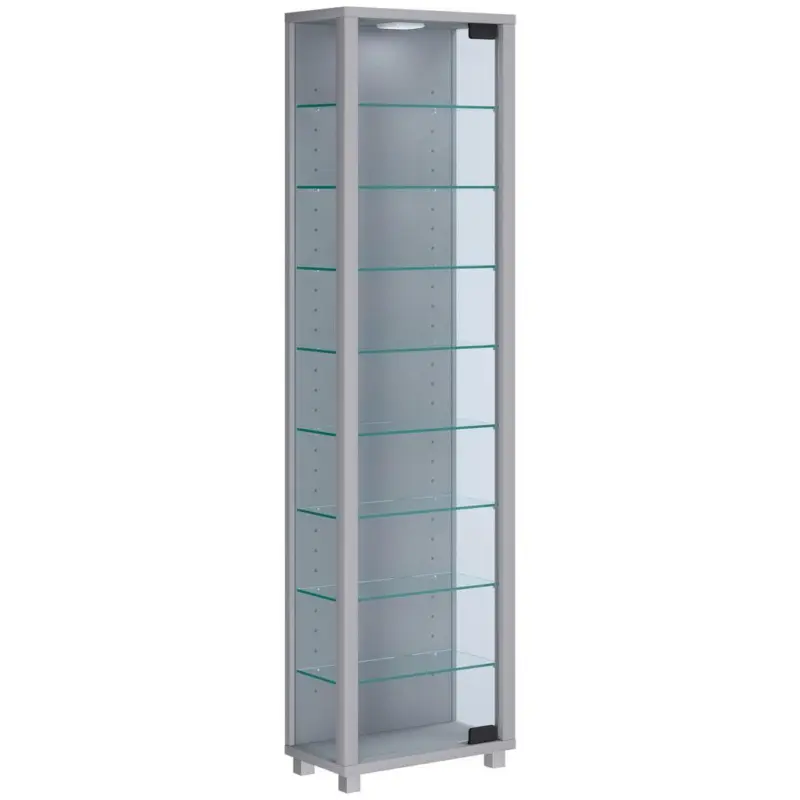 VITRINE Edana Silberfarben B: 33 cm