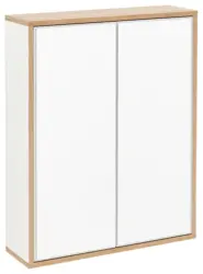Spiegelschrank "Finn" , wei&szlig;, eiche