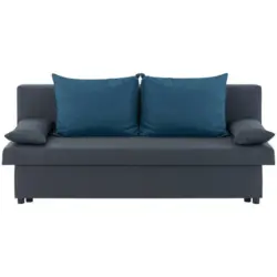 2-Sitzer-Sofa m Schlaffunktion Neo Dunkelgrau B: 192 cm