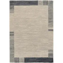 Webteppich Palazzo Lobo Blau/Grau 140x200 cm