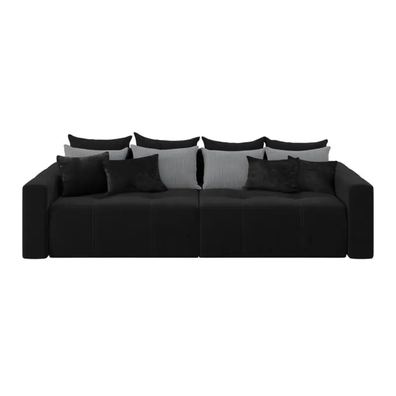 Big Sofa mit Schlaffunktion + Bettkasten Hanna B: 280 cm