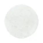M&ouml;belix Hochflor Teppich Wei&szlig; Fluffy rund &Oslash; 160 cm