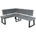 M&ouml;belix Eckbank Grau Lavik 134x185 cm