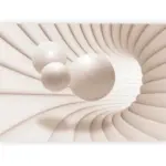 M&ouml;belix FOTOTAPETE Wei&szlig; Beige B: 350 cm