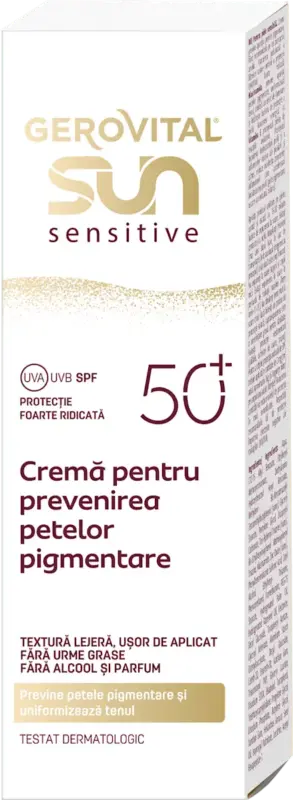 Cremă de față pentru protecție solară SPF50+