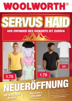 Woolworth Servus Haid! ab 18.06.2026 gültig Woolworth Servus Haid! ab 18.06.2026 gültig