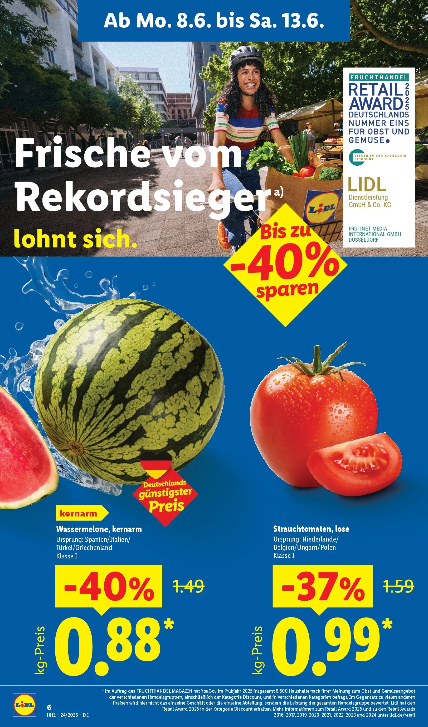 Lidl Prospekt Hagen (ab 07.06.2026) ยป Angebote online | Seite: 10 | Produkte: Obst Lidl Prospekt Hagen (ab 07.06.2026) zum Blรคttern ยป Angebote | Seite: 10 | Produkte: Obst