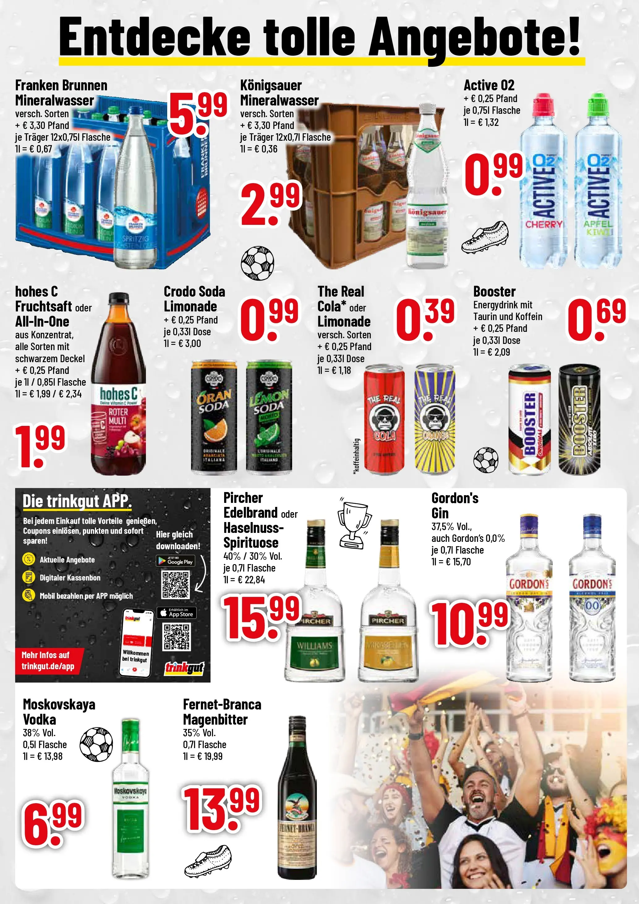 Trinkgut Prospekt Brannenburg (ab 14.06.2026) » Angebote online | Seite: 2 | Produkte: Äpfel, Limonade, Mineralwasser, Fruchtsaft