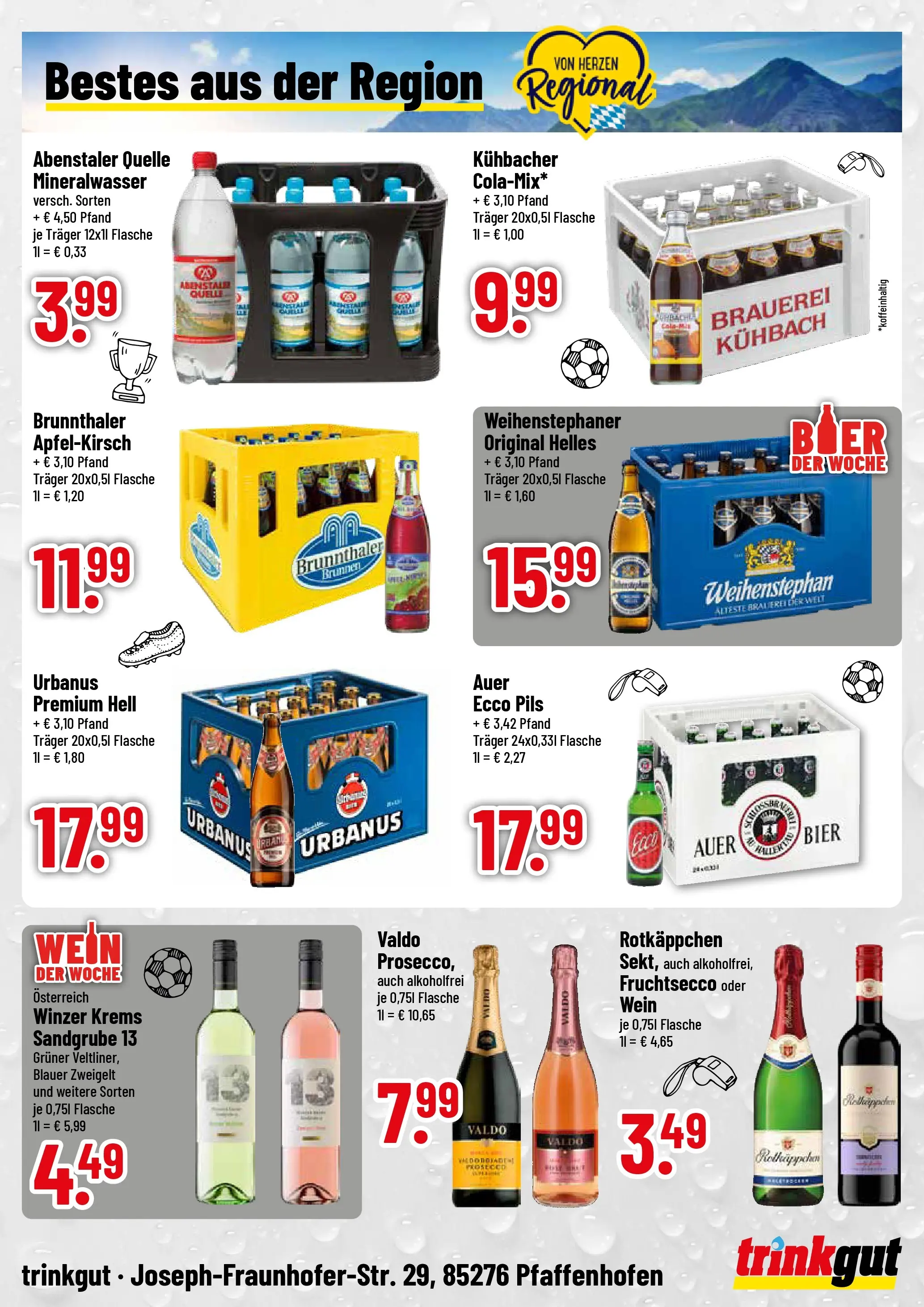 Trinkgut Prospekt Pfaffenhofen/Ilm (ab 14.06.2026) » Angebote online | Seite: 4 | Produkte: Bier, Pils, Rotkäppchen, Wein