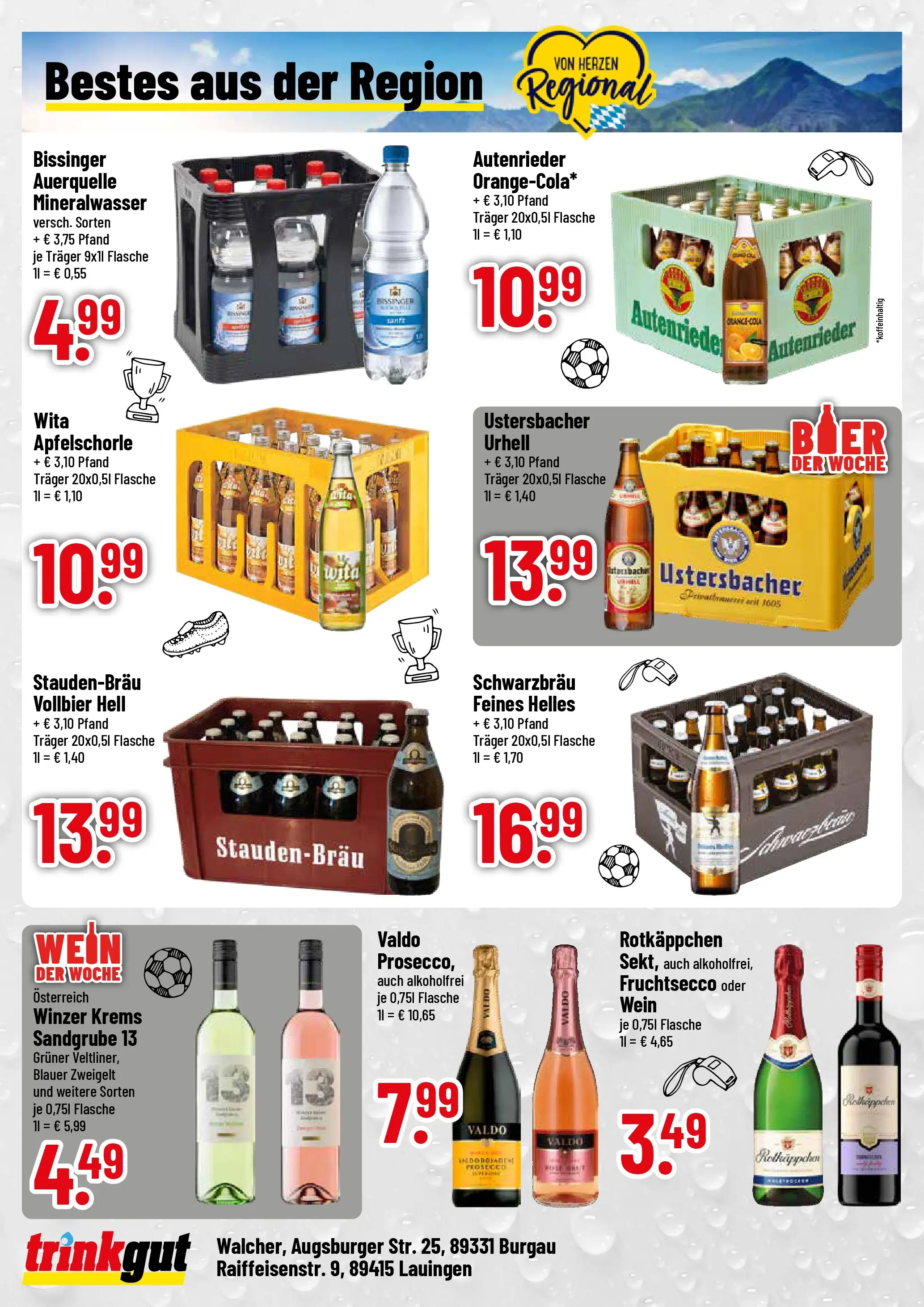 Trinkgut Prospekt Burgau (ab 14.06.2026) » Angebote online | Seite: 4 | Produkte: Fruchtsecco, Prosecco, Rotkäppchen, Wein