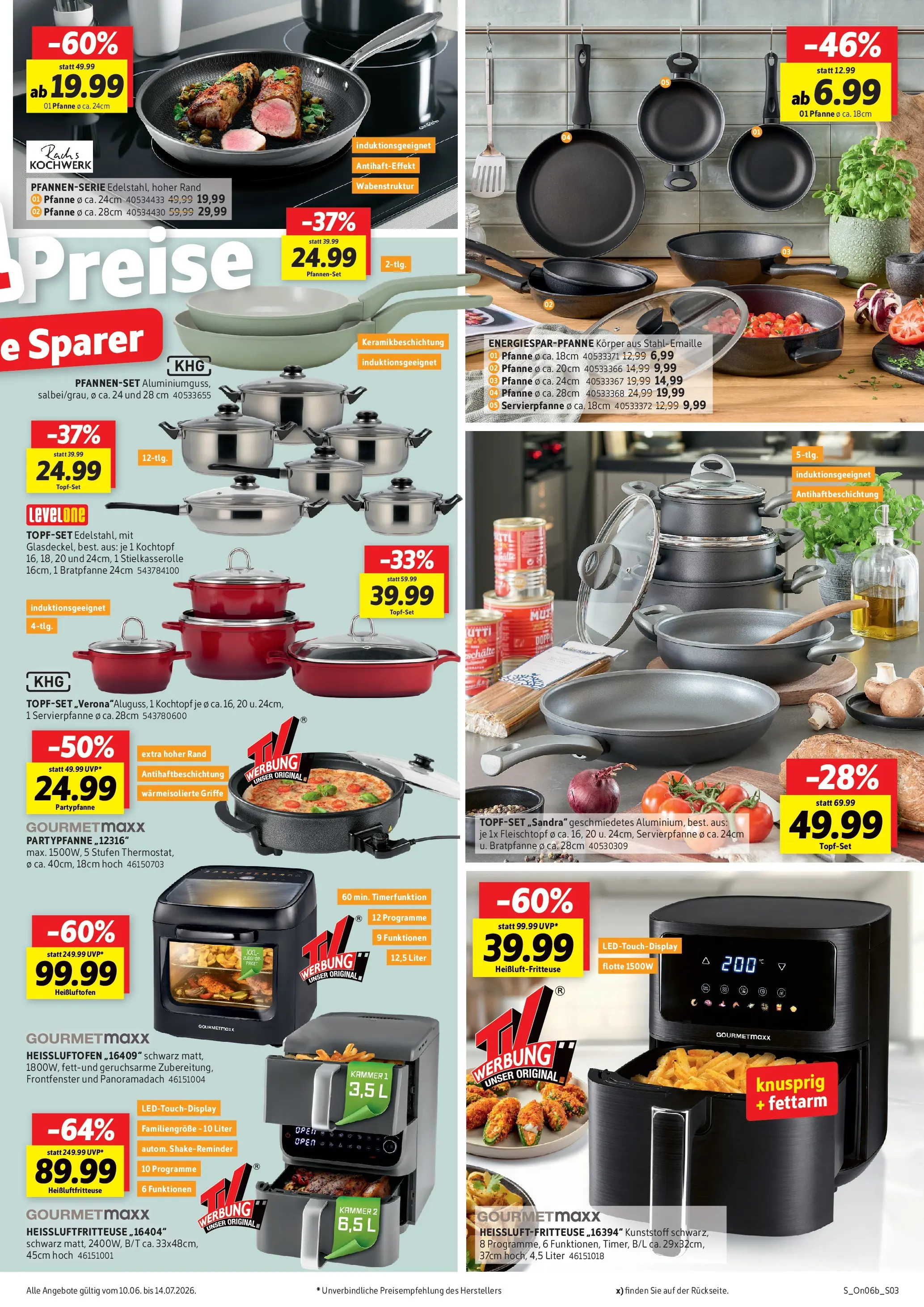 Sconto Party-special Großpösna (ab 10.06.2026) zum Blättern | Seite: 3 | Produkte: Heißluftfritteuse