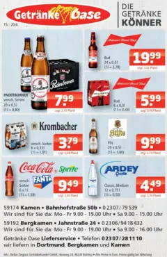 Angebote - Getränke Oase: Getränkeangebote ab 14.06.2026 gültig