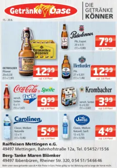 Angebote - Getränke Oase: Getränkeangebote ab 14.06.2026 gültig Angebote - Getränke Oase: Getränkeangebote ab 14.06.2026 gültig