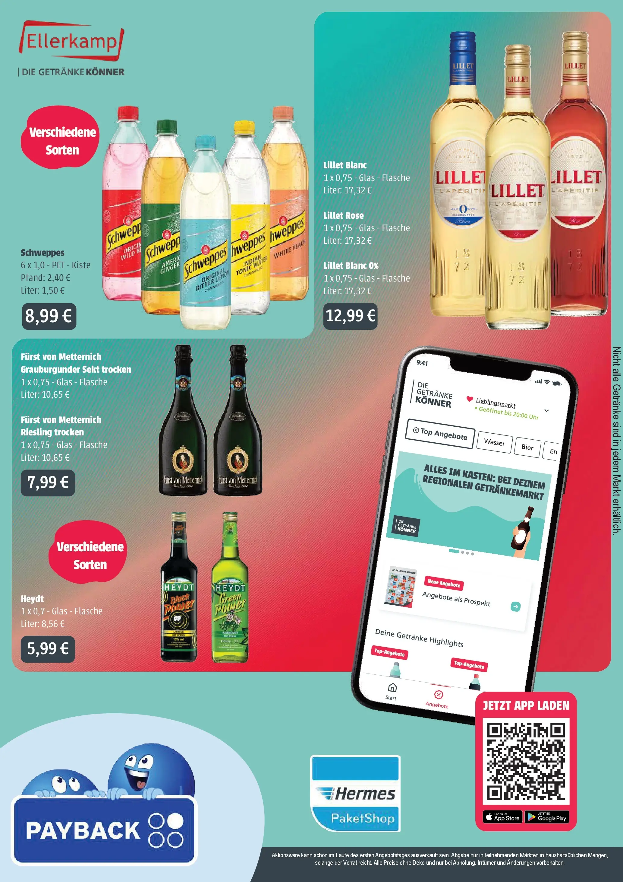 Angebote - Getränke Ellerkamp: Getränkeangebote (ab 14.06.2026) zum Blättern | Seite: 4 | Produkte: Top, Furst von metternich, Sekt, Uhr