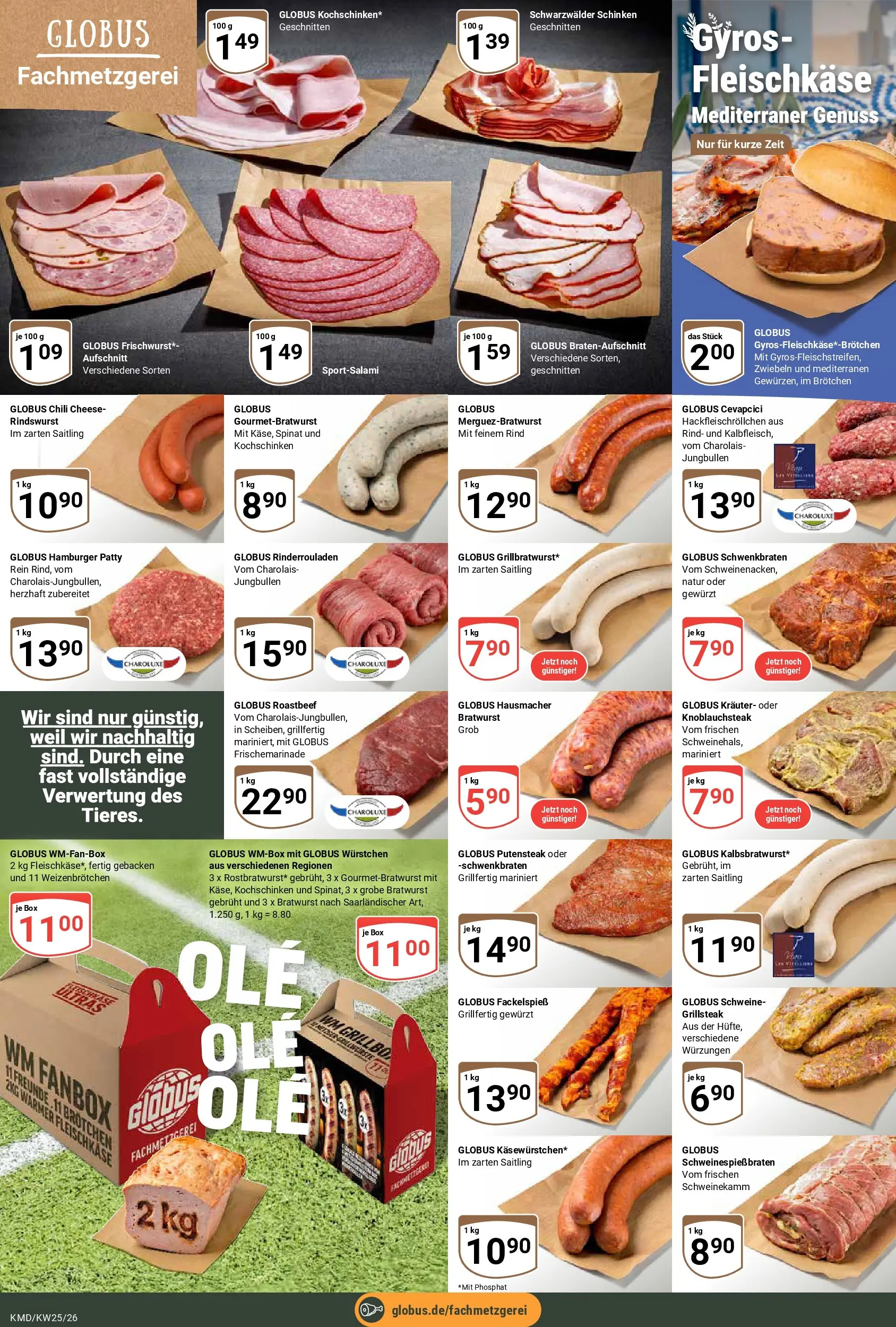 Globus Prospekt Köln (ab 15.06.2026) » Angebote online | Seite: 7 | Produkte: Cevapcici, Roastbeef, Zwiebeln, Chili
