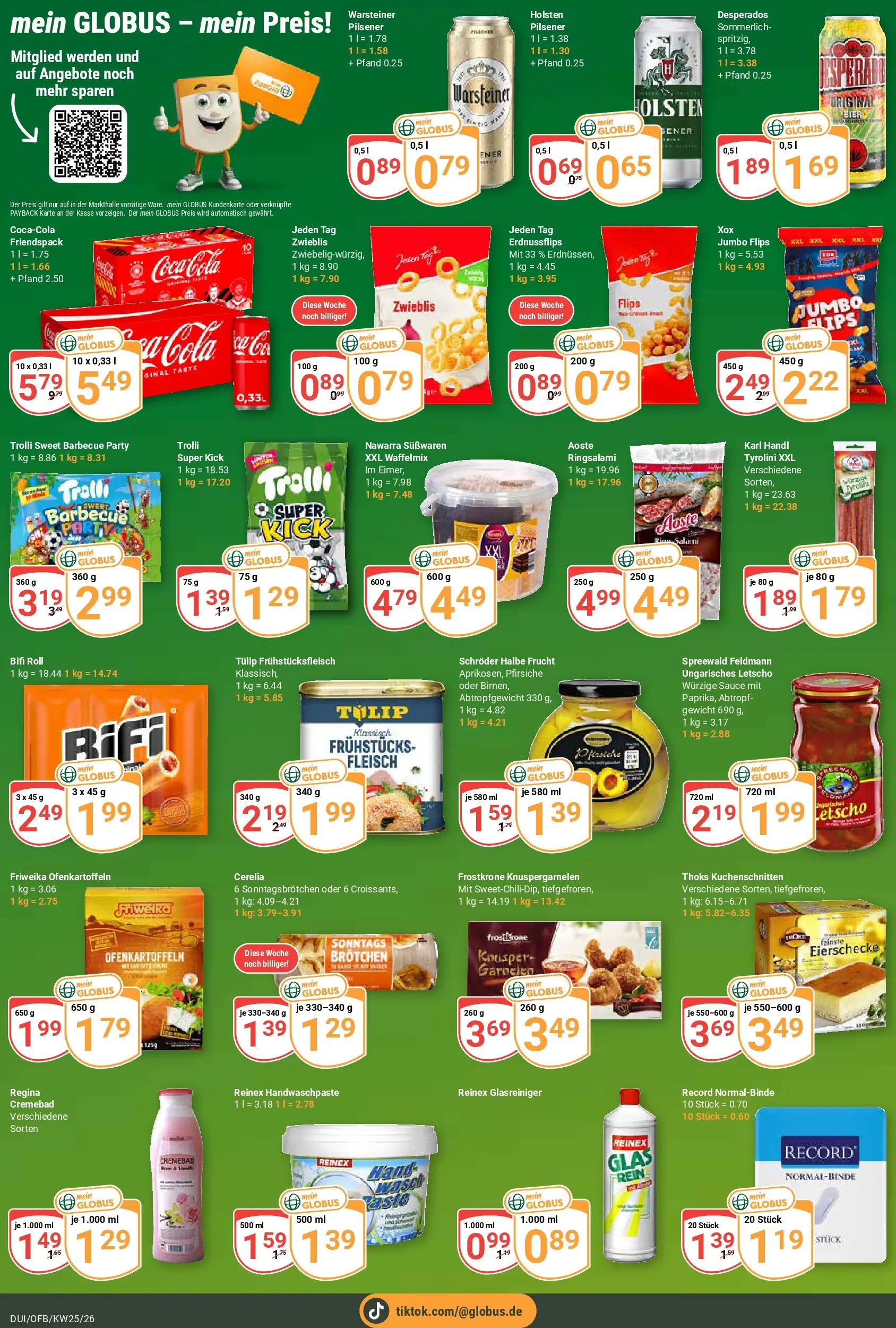 Globus Prospekt Duisburg (ab 15.06.2026) » Angebote online | Seite: 4 | Produkte: Gewicht, Coca cola, Desperados, Fleisch