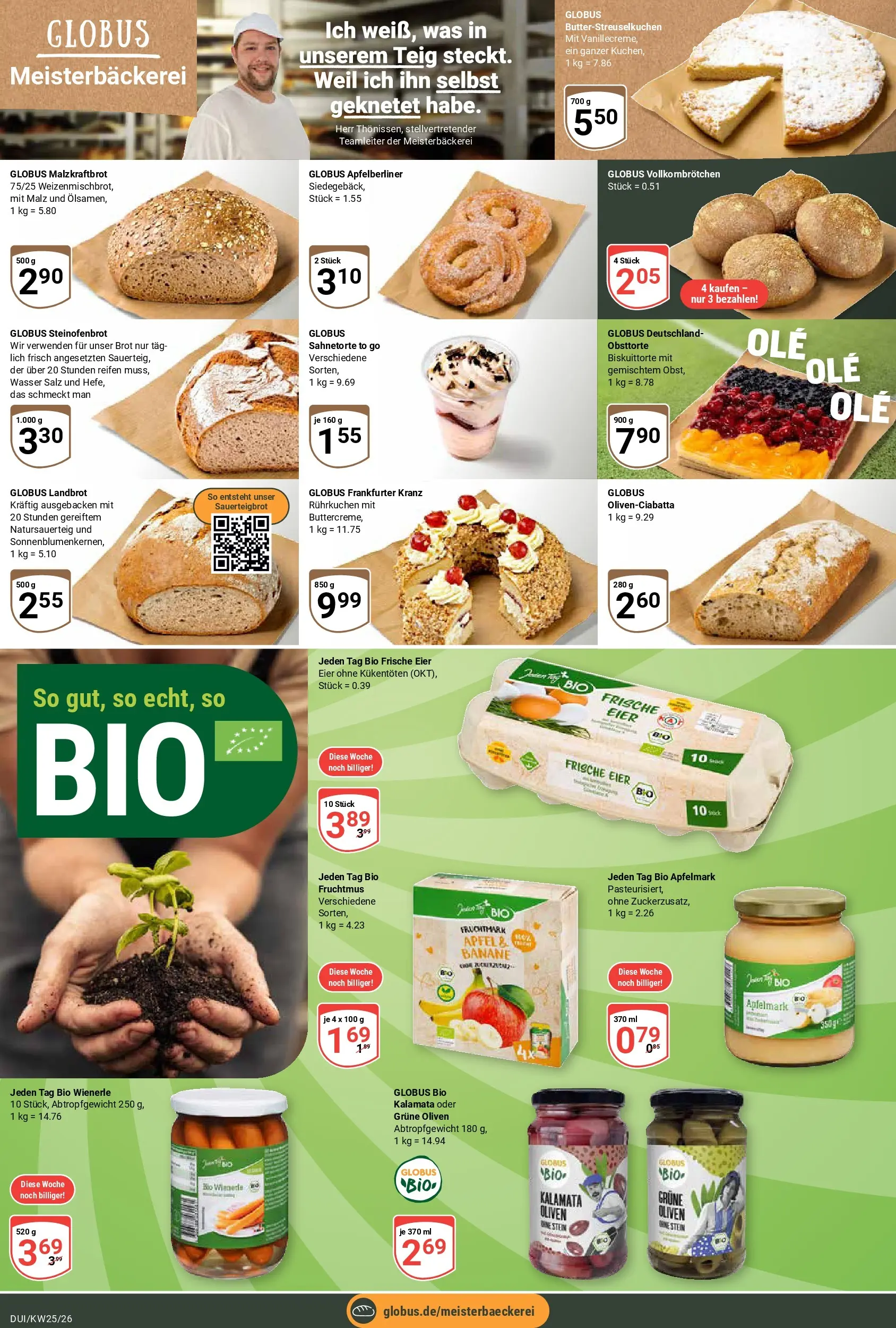 Globus Prospekt Duisburg (ab 15.06.2026) » Angebote online | Seite: 7 | Produkte: Eier, Äpfel, Salz, Brot
