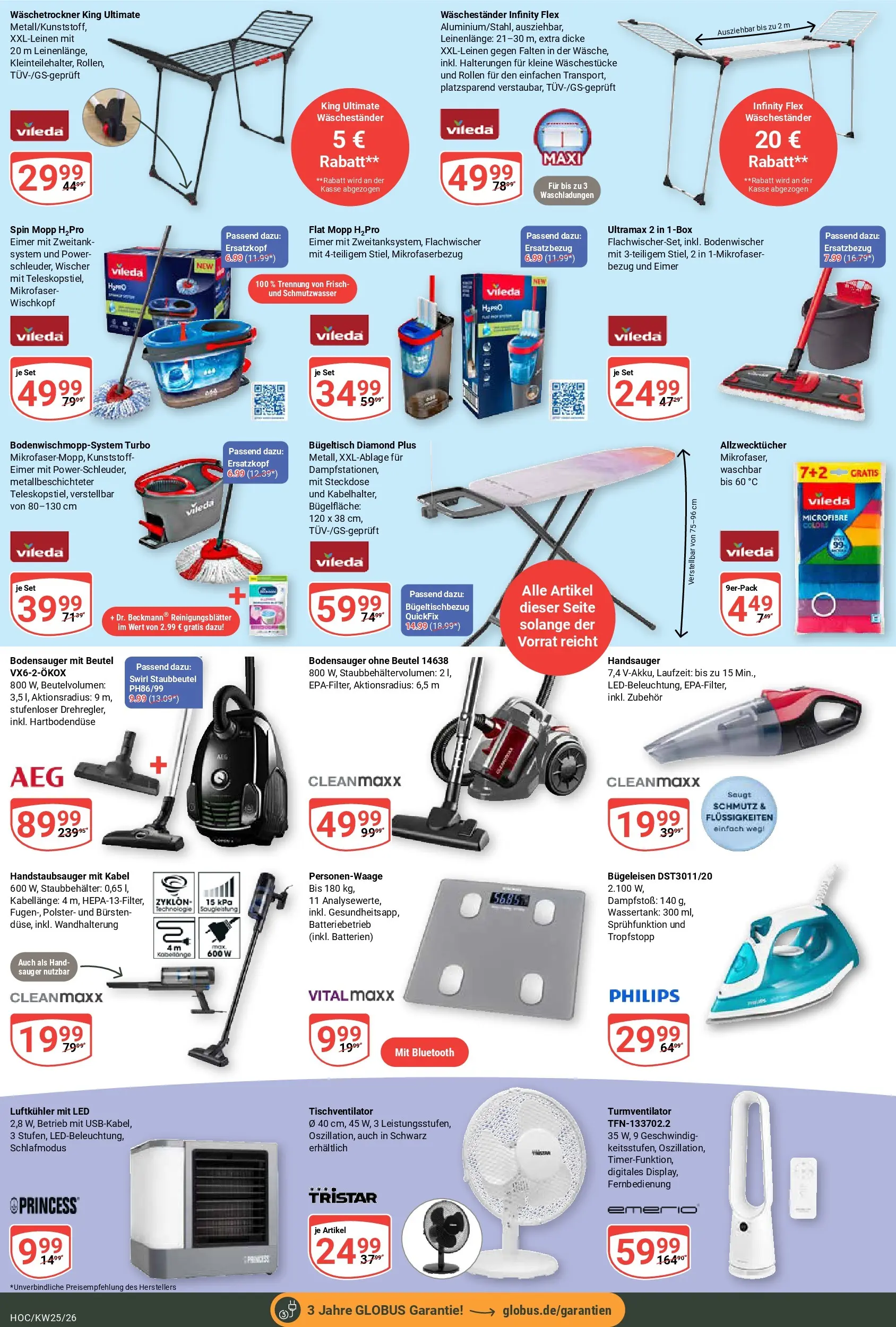 Globus Prospekt Hockenheim (ab 15.06.2026) » Angebote online | Seite: 22 | Produkte: Kabel, Philips, Batterien, Personenwaage