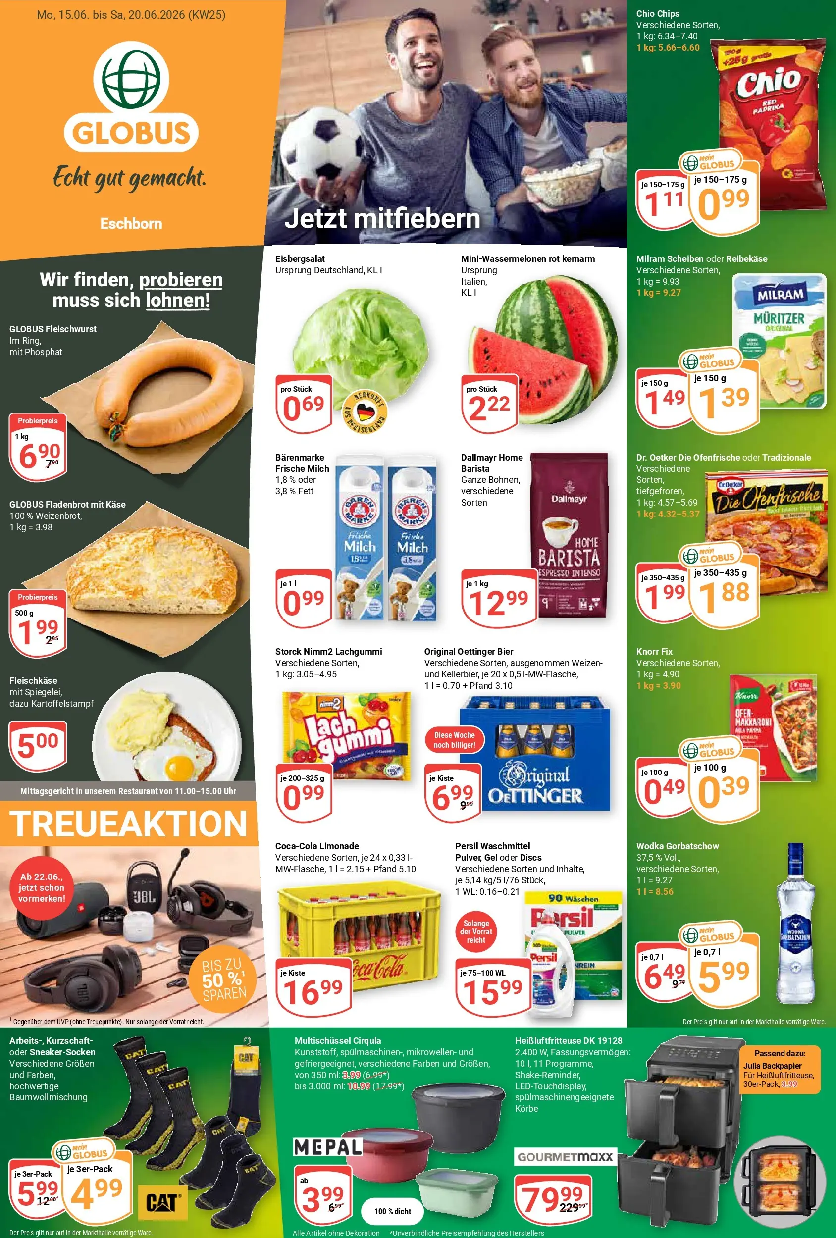 Globus Prospekt Eschborn (ab 15.06.2026) » Angebote online | Seite: 5 | Produkte: Ofen, Käse, Knorr, Uhr