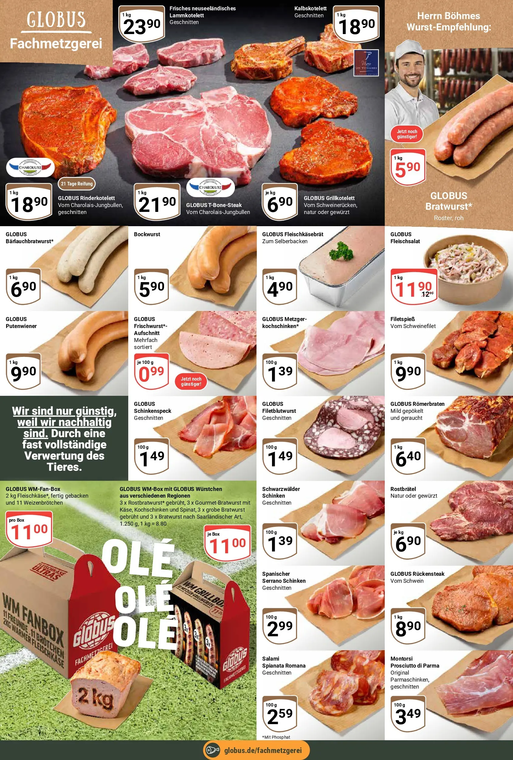Globus Prospekt Rostock (ab 15.06.2026) » Angebote online | Seite: 9 | Produkte: Box, Salami, Serrano schinken, Schinken