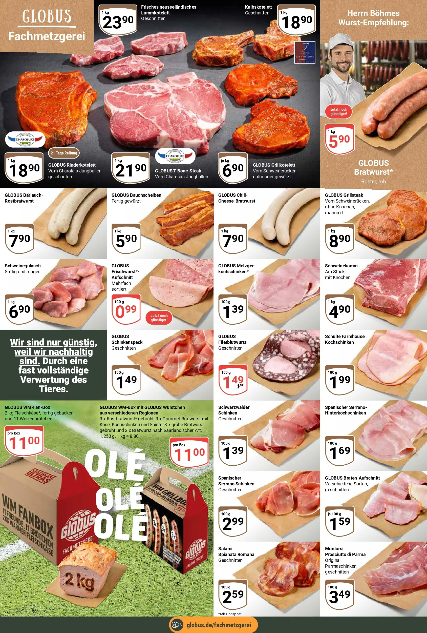 Globus Prospekt Braunschweig (ab 15.06.2026) » Angebote online | Seite: 9 | Produkte: Box, Bratwurst, Salami, Schinken