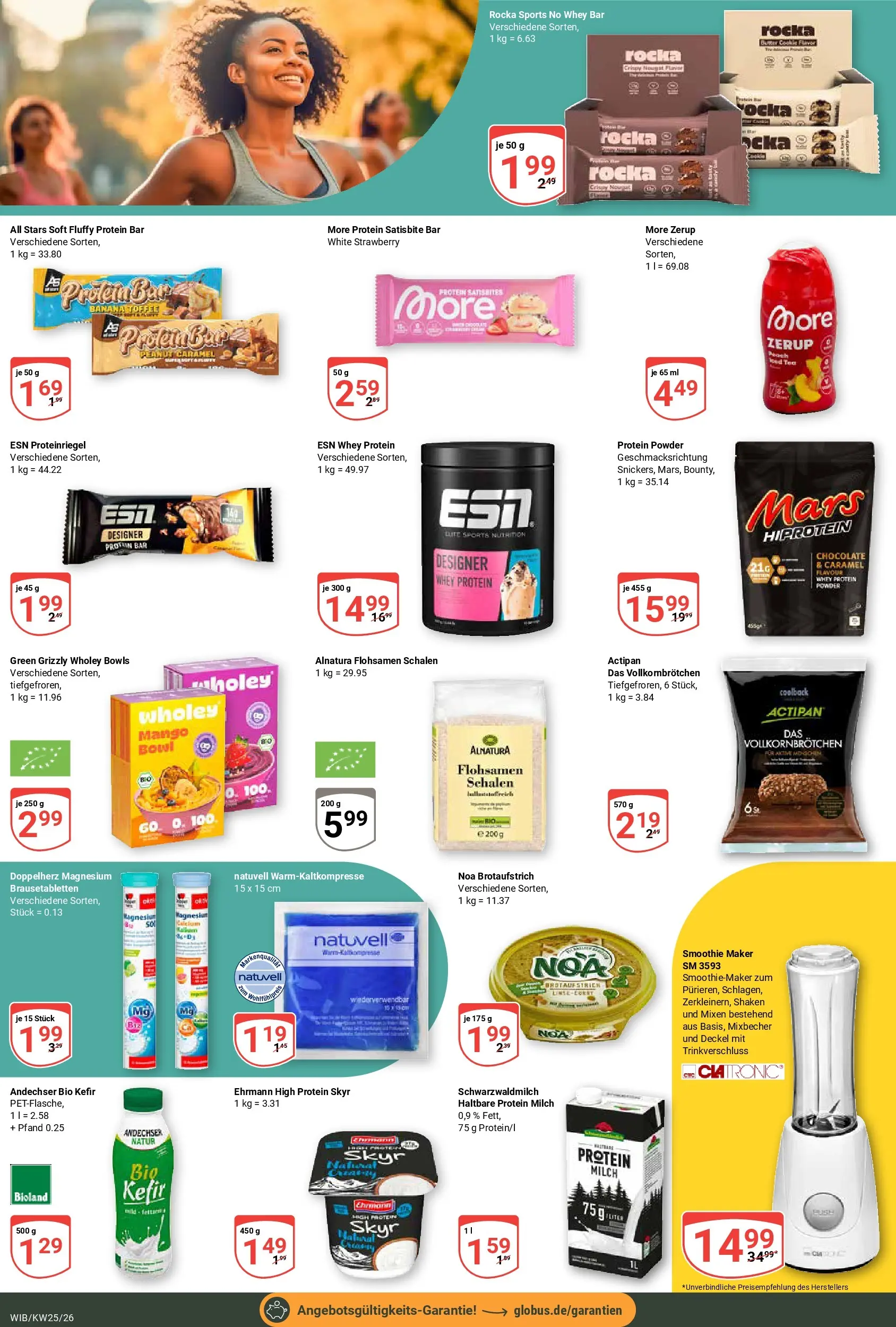 Globus Prospekt Wiesbaden-Nordenstadt (ab 15.06.2026) » Angebote online | Seite: 24 | Produkte: Kefir, Milch, Mars, Mango