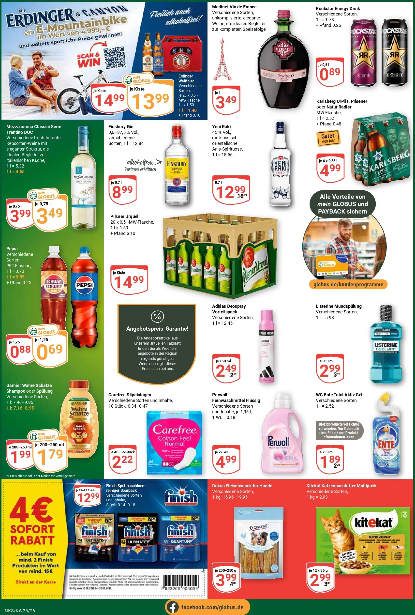 Globus Prospekt Neunkirchen (ab 15.06.2026) » Angebote online | Seite: 9 | Produkte: Energy, Radler, Pilsner urquell, Deospray