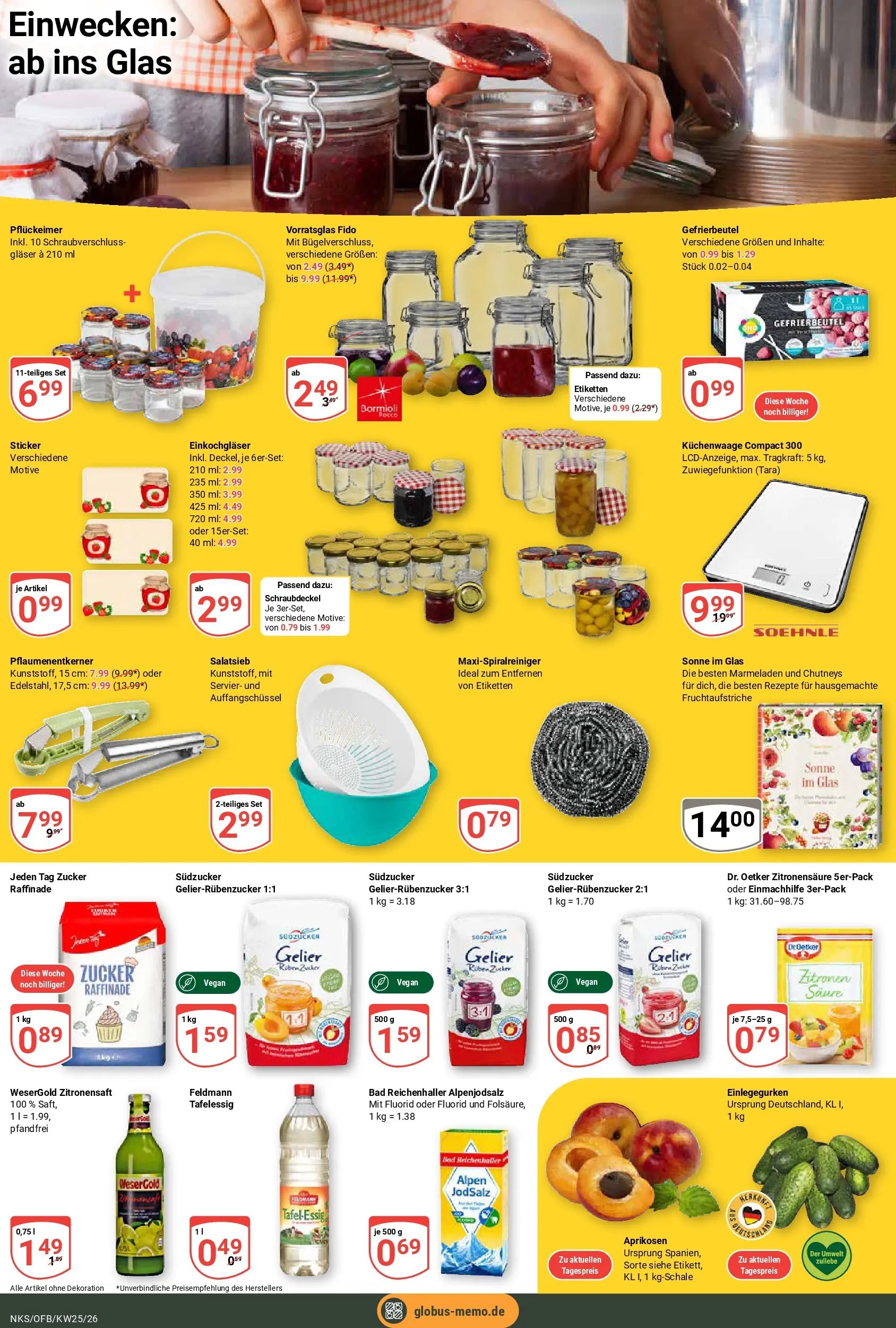 Globus Prospekt Neunkirchen (ab 15.06.2026) » Angebote online | Seite: 11 | Produkte: Bad, Zucker, Zitronen