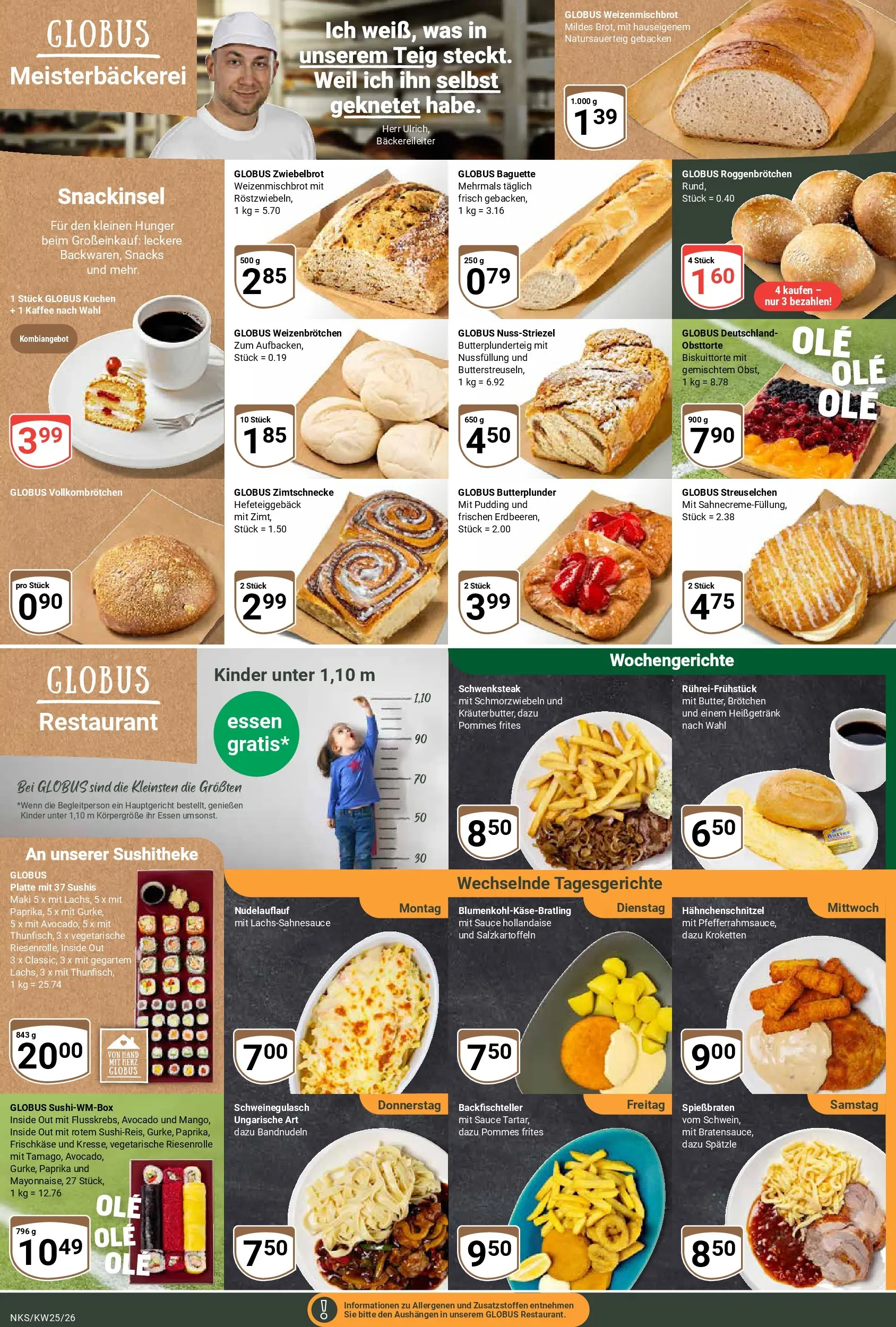 Globus Prospekt Neunkirchen (ab 15.06.2026) » Angebote online | Seite: 12 | Produkte: Schweinegulasch, Pommes, Avocado, Frischkase