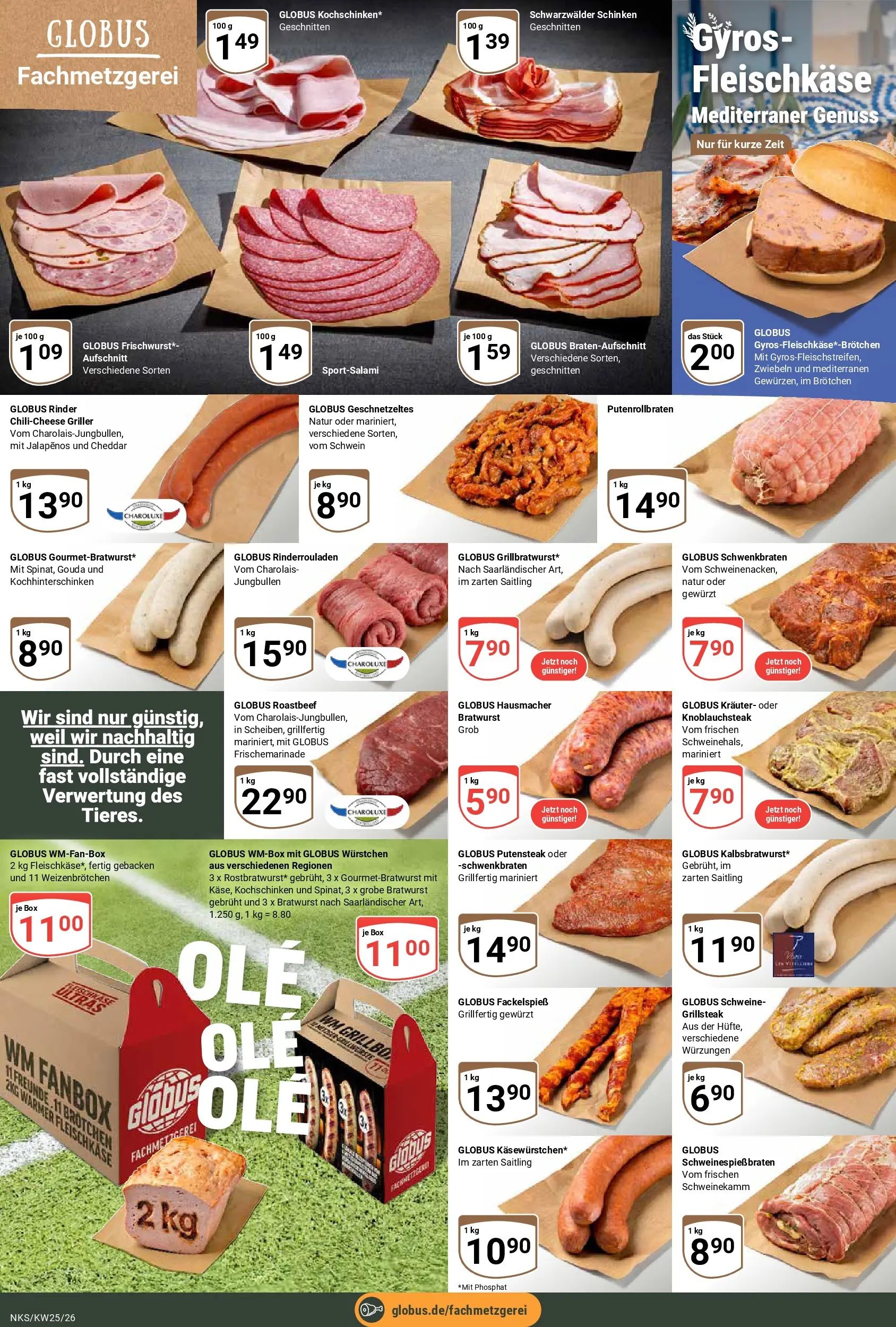 Globus Prospekt Neunkirchen (ab 15.06.2026) » Angebote online | Seite: 13 | Produkte: Gouda, Box, Schinken, Griller