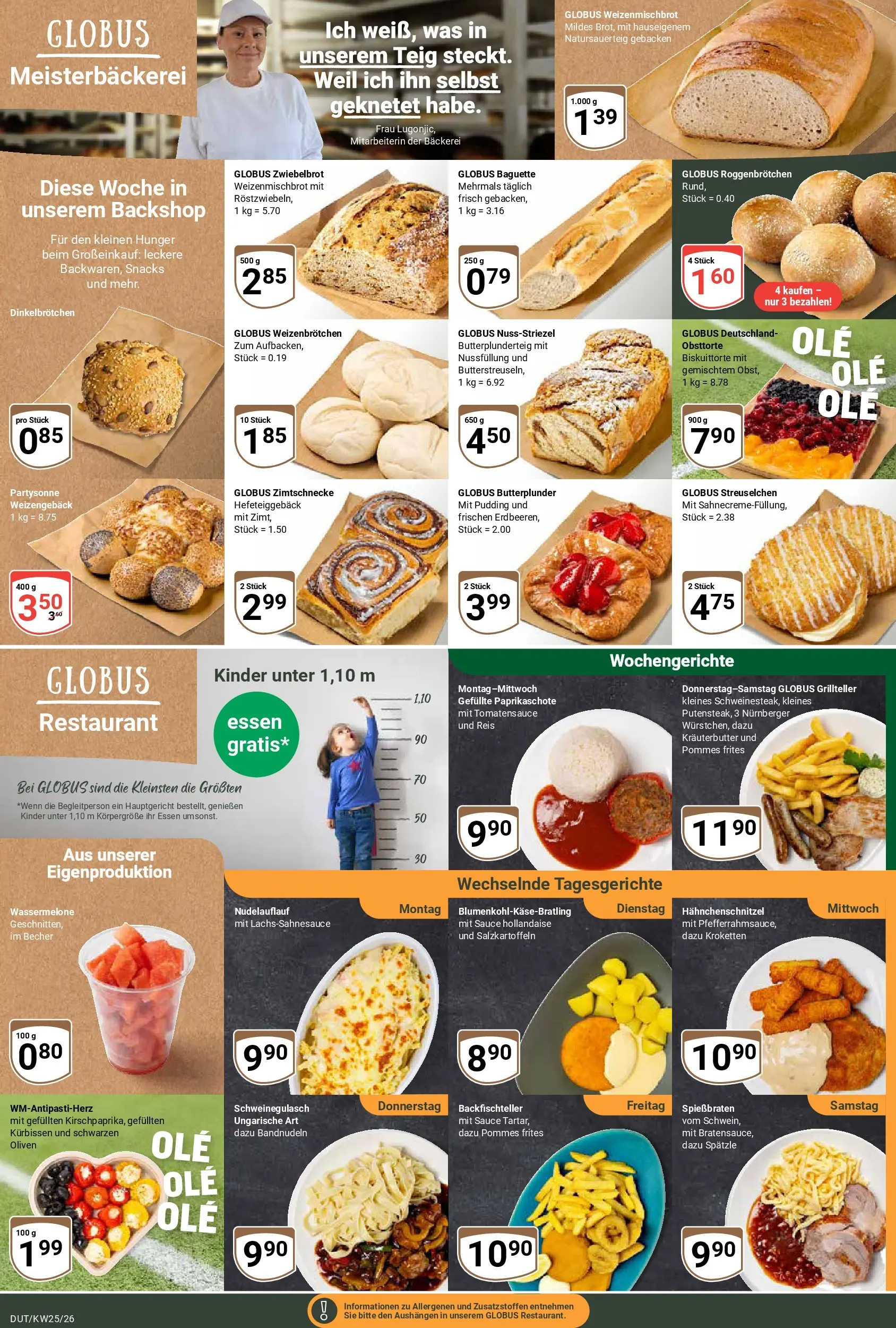 Globus Prospekt Wetzlar-Dutenhofen (ab 15.06.2026) » Angebote online | Seite: 12 | Produkte: Schweinegulasch, Bäckerei, Pommes, Pommes frites