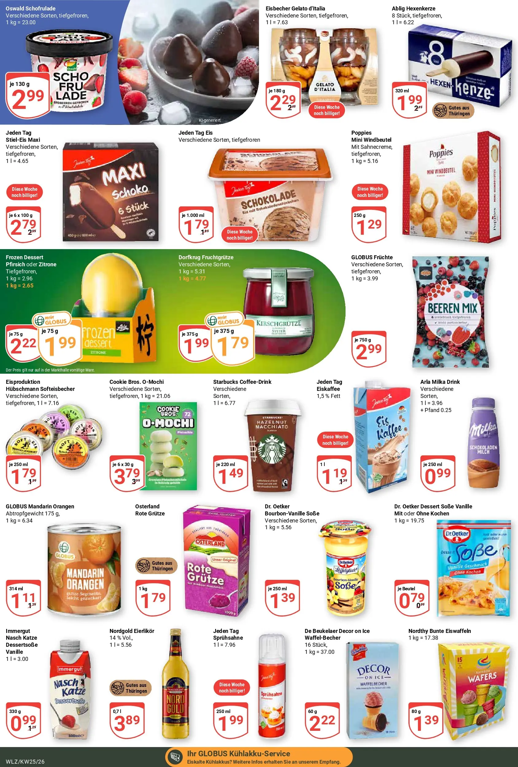 Globus Prospekt Weischlitz (ab 15.06.2026) » Angebote online | Seite: 12 | Produkte: Starbucks, Orangen, Zitrone, Pfirsich