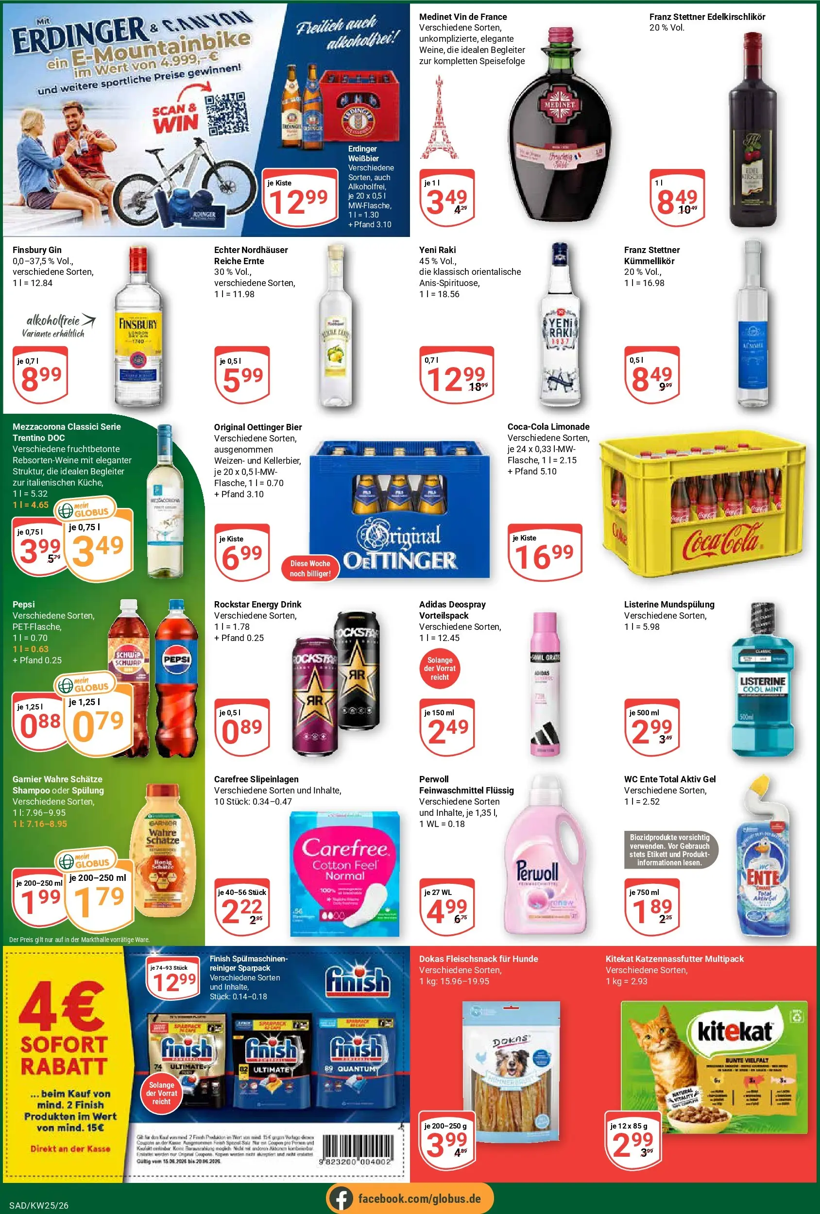 Globus Prospekt Schwandorf (ab 15.06.2026) » Angebote online | Seite: 5 | Produkte: Spülung, Pepsi, Ente, Listerine