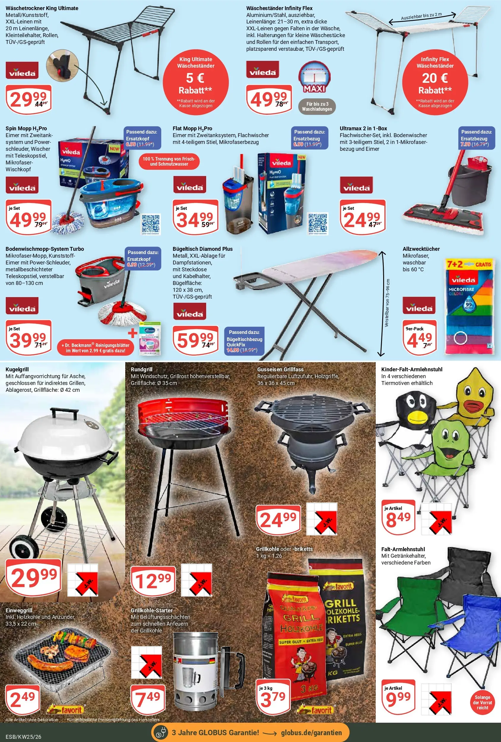 Globus Prospekt Eschborn (ab 15.06.2026) » Angebote online | Seite: 24 | Produkte: Grill, Steckdose, Waschestander