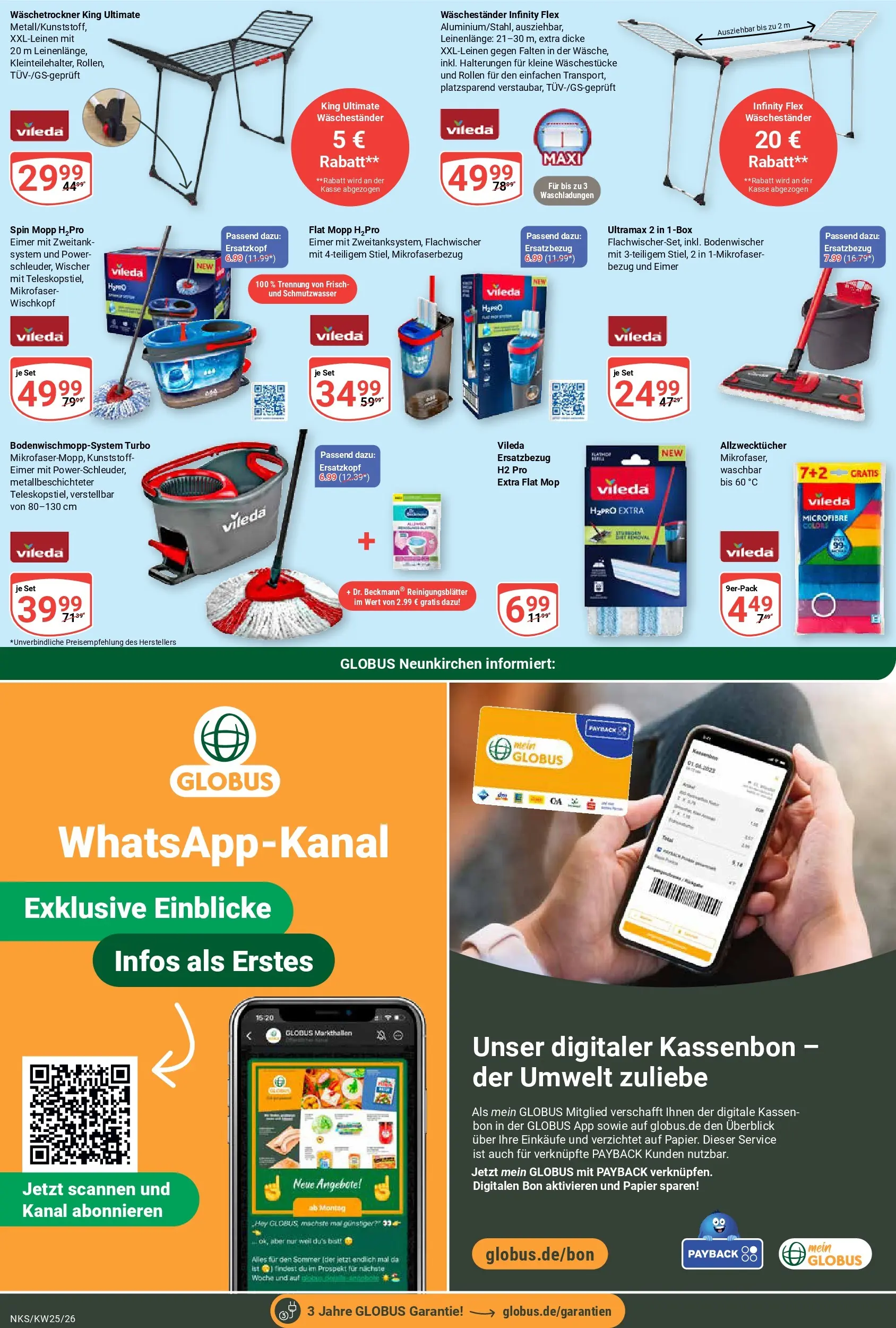 Globus Prospekt Neunkirchen (ab 15.06.2026) » Angebote online | Seite: 24 | Produkte: Waschestander