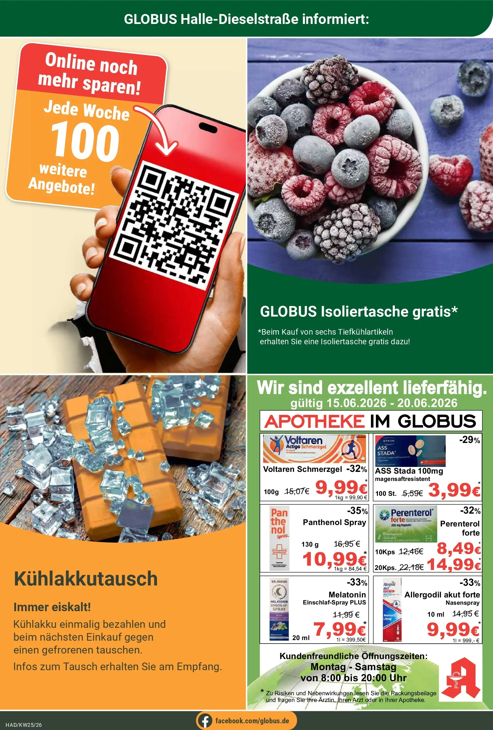 Globus Prospekt Halle (saale) (ab 15.06.2026) » Angebote online | Seite: 25 | Produkte: Uhr
