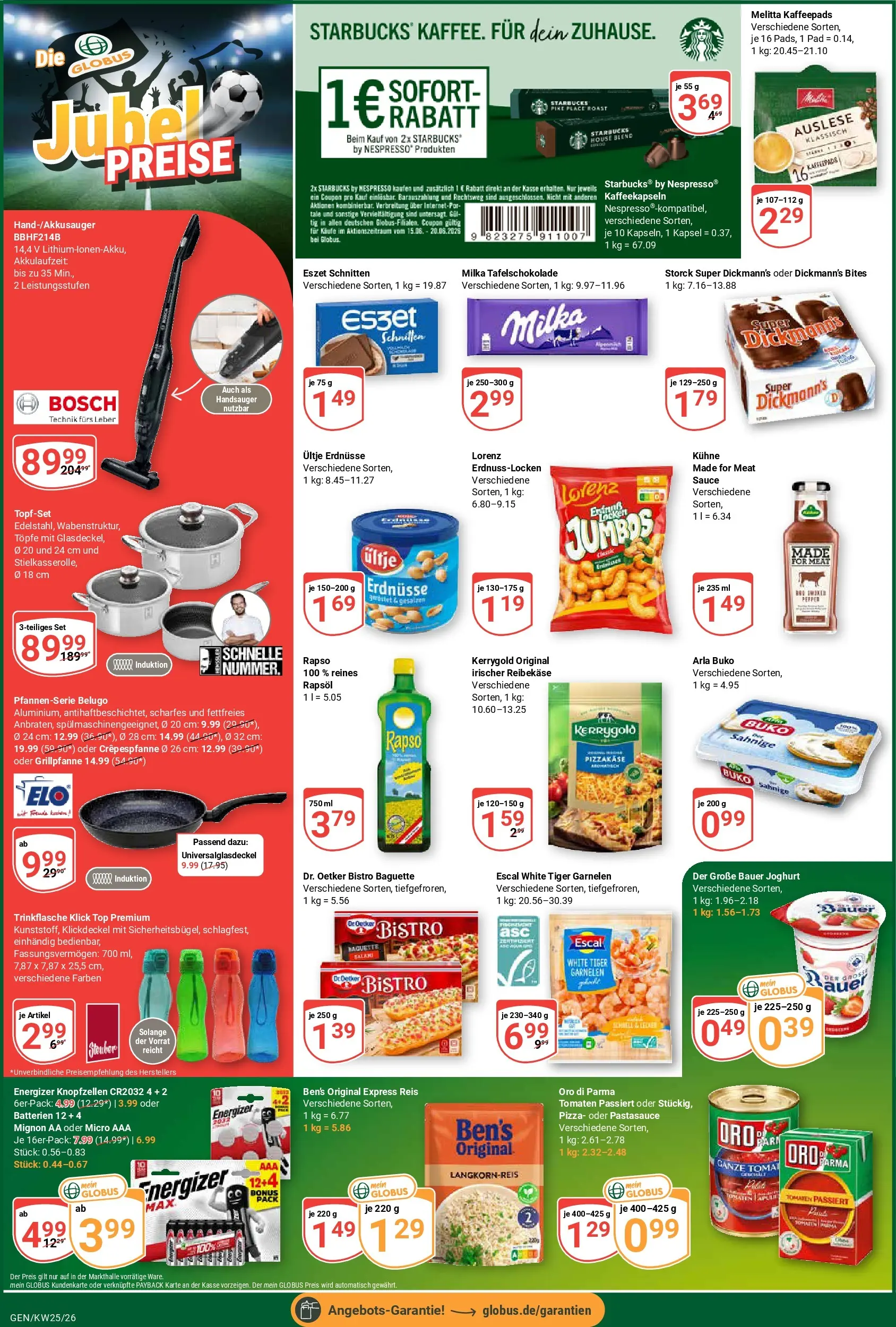 Globus Prospekt Gensingen (ab 15.06.2026) » Angebote online | Seite: 6 | Produkte: Joghurt, Milka, Pizza, Reis