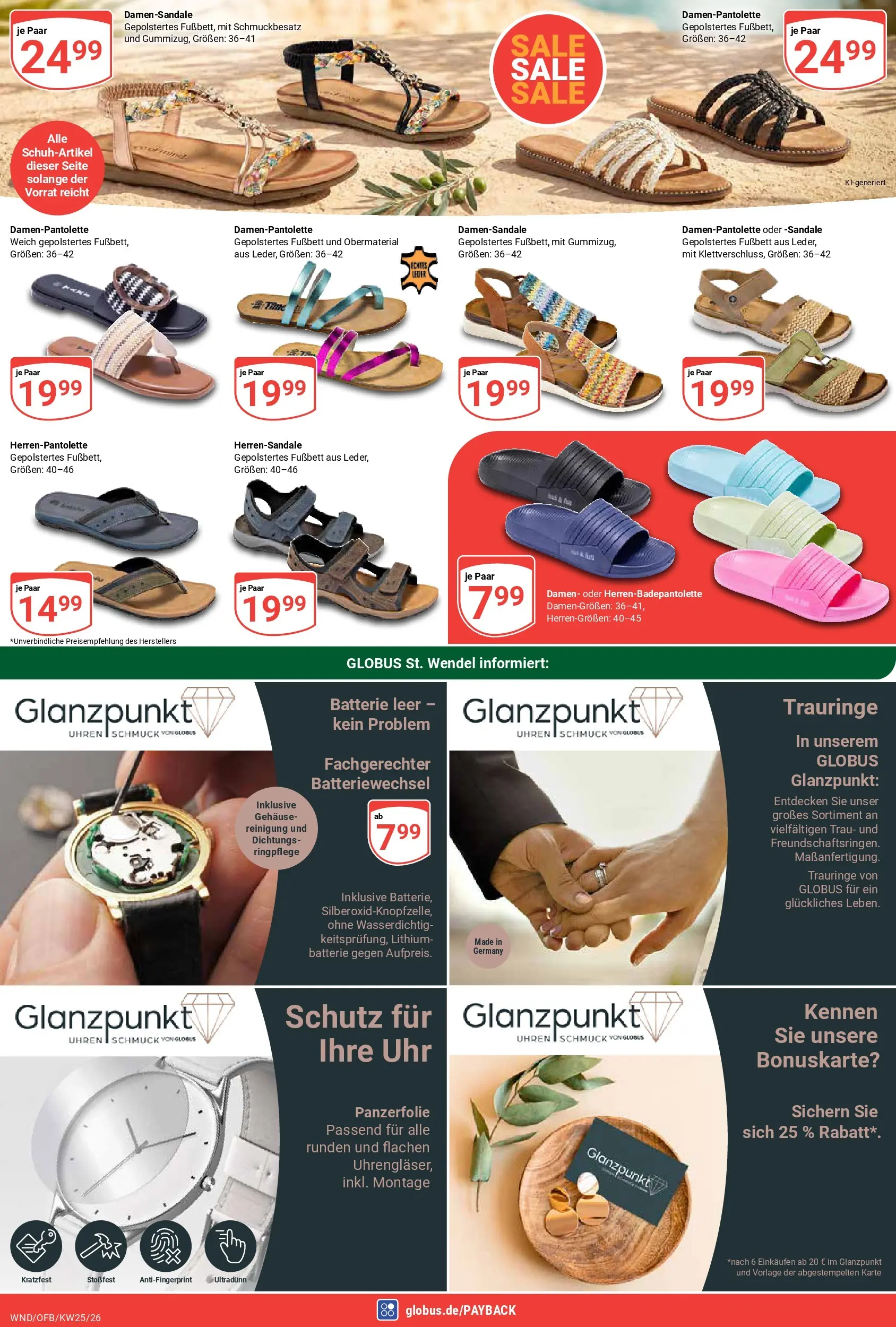 Globus Prospekt St. Wendel (ab 14.06.2026) » Angebote online | Seite: 27 | Produkte: Batterie, Uhr