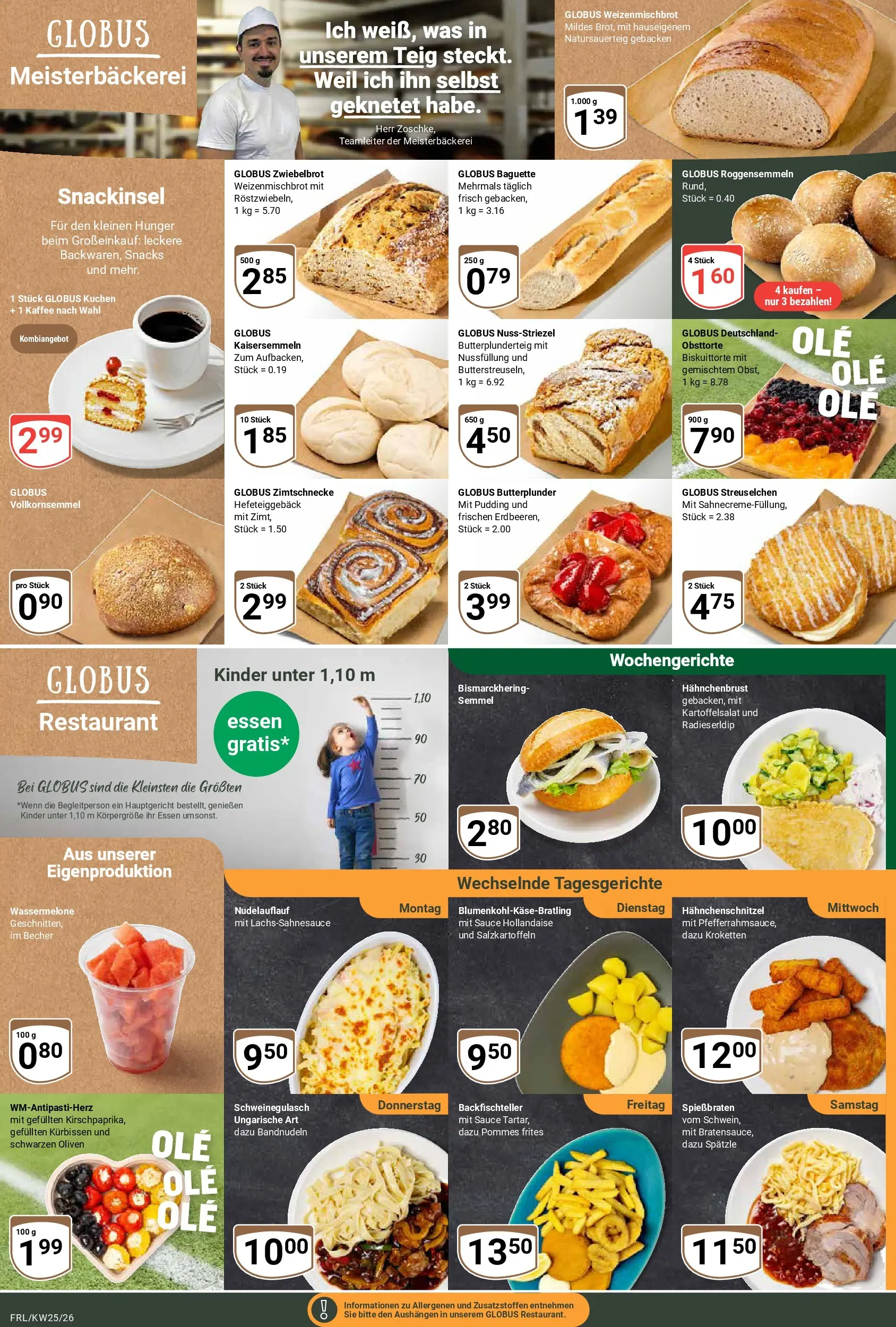 Globus Prospekt Freilassing (ab 15.06.2026) » Angebote online | Seite: 8 | Produkte: Pommes, Baguette, Pudding, Wassermelone