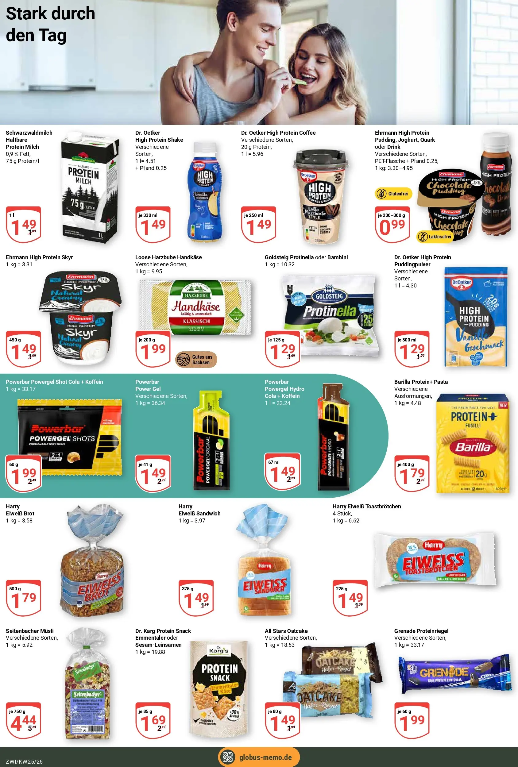Globus Prospekt Zwickau (ab 15.06.2026) » Angebote online | Seite: 20 | Produkte: Musli, Quark, Milch, Pudding
