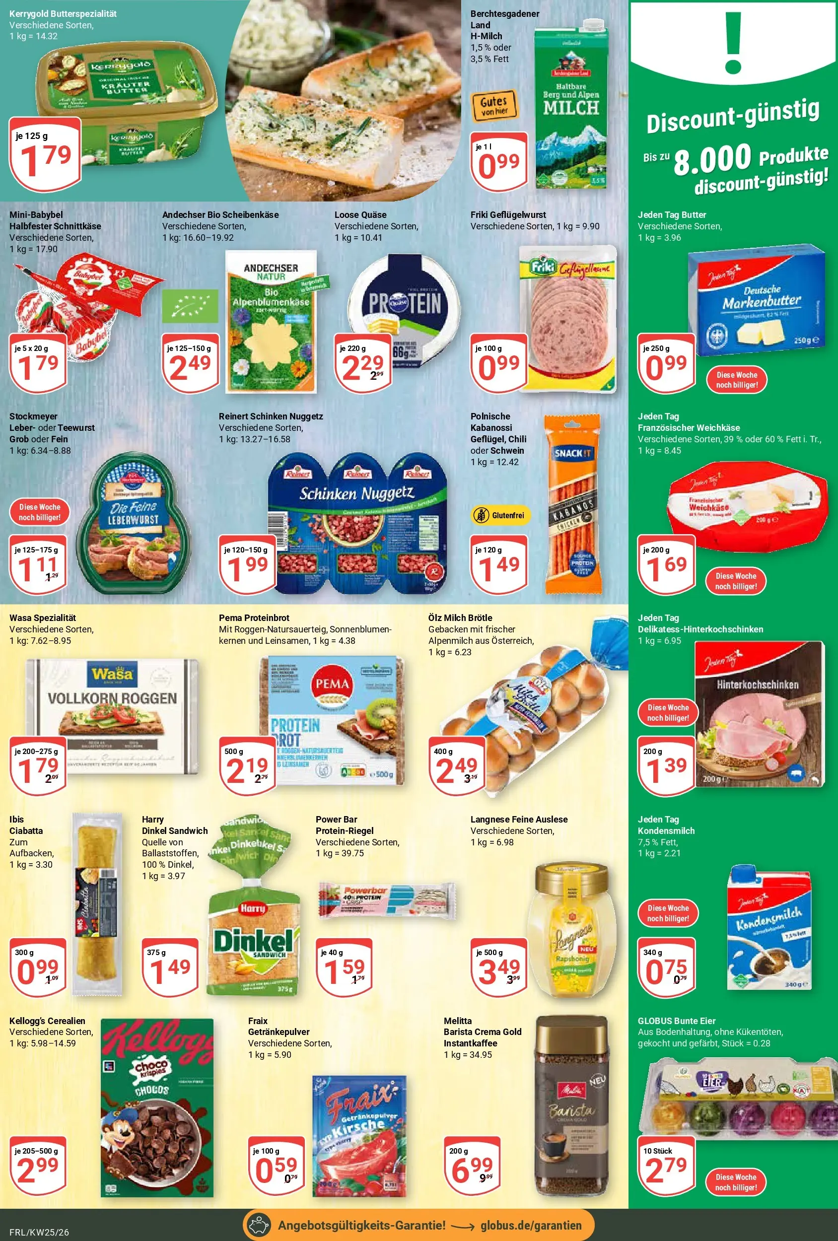 Globus Prospekt Freilassing (ab 15.06.2026) » Angebote online | Seite: 13 | Produkte: Langnese, Eier, Chili, Schinken